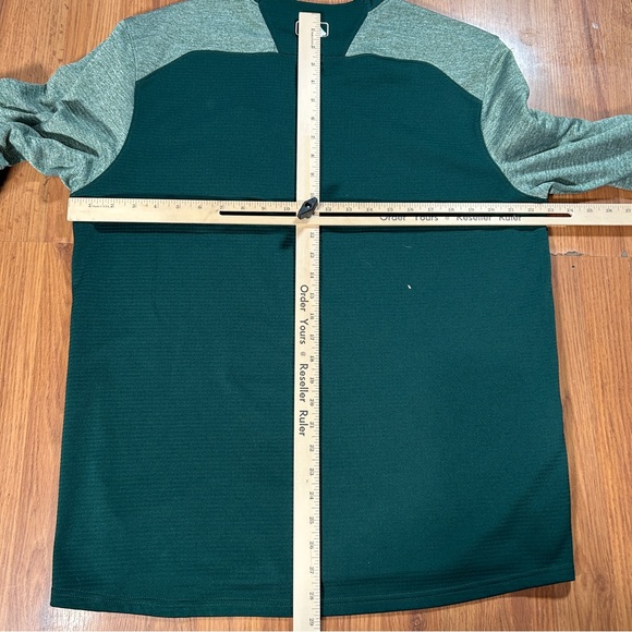 Athletics Stitched Authentic Majestic Thermabase Pullover Mens L - Picture 8 of 14